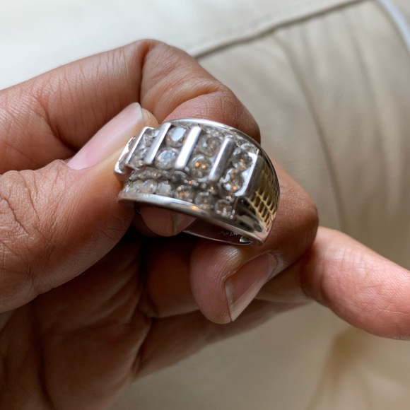 Men’s 3 carat diamond ring - Picture 2 of 4